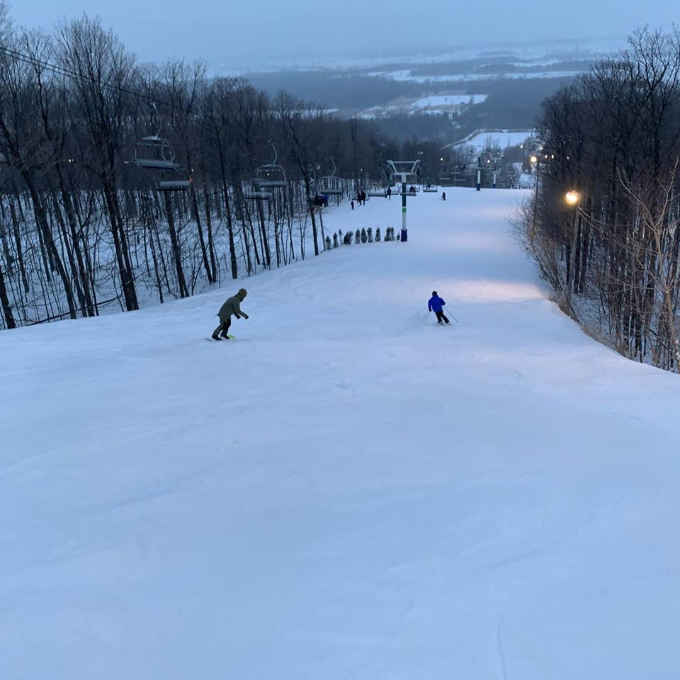 Ski Saint-Bruno - Un début de tempête....