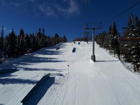Mont Sainte-Anne - Aujourd'hui ça prenait des carres bien affûtés.