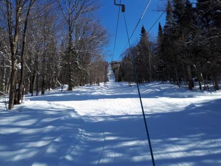 Mont Sainte-Anne - Aujourd'hui ça prenait des carres bien affûtés.