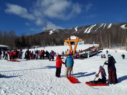 Mont Sainte-Anne - Aujourd'hui ça prenait des carres bien affûtés.