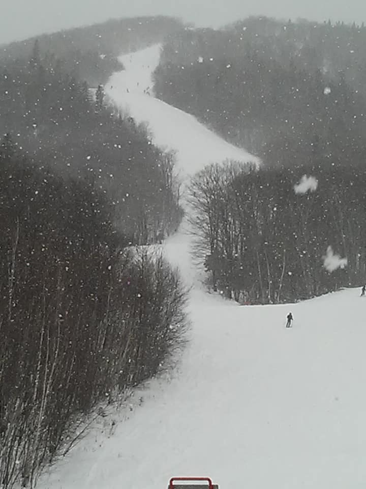Mont Sainte-Anne la veille du jour de l'an