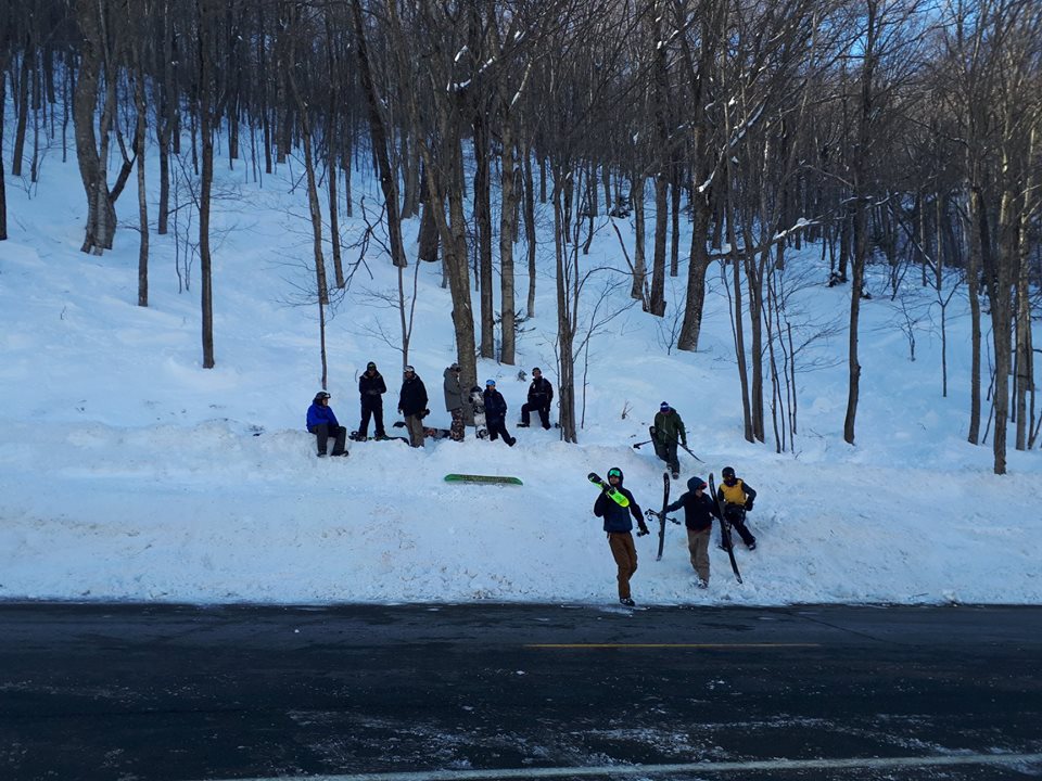 Jay Peak - Des conditions de neige étaient presque parfaites.