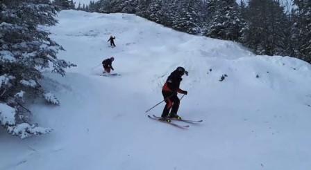 Mont Orford -  Une journée sans vent et des pistes impéccables