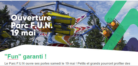 Les Sommets - Ouverture du Parc Fun - 19 mai 2018