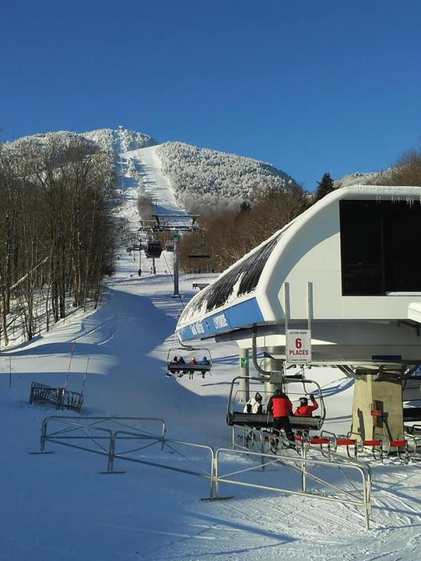 Mont Orford - Un décor féérique et des conditions A+