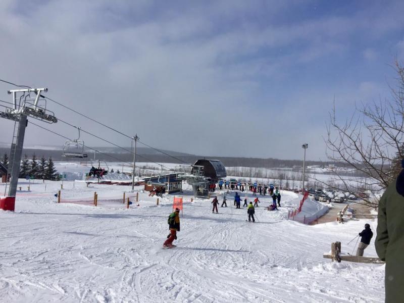 Station du Mont Gleason -  La tempête a lassé plus de 30 cm