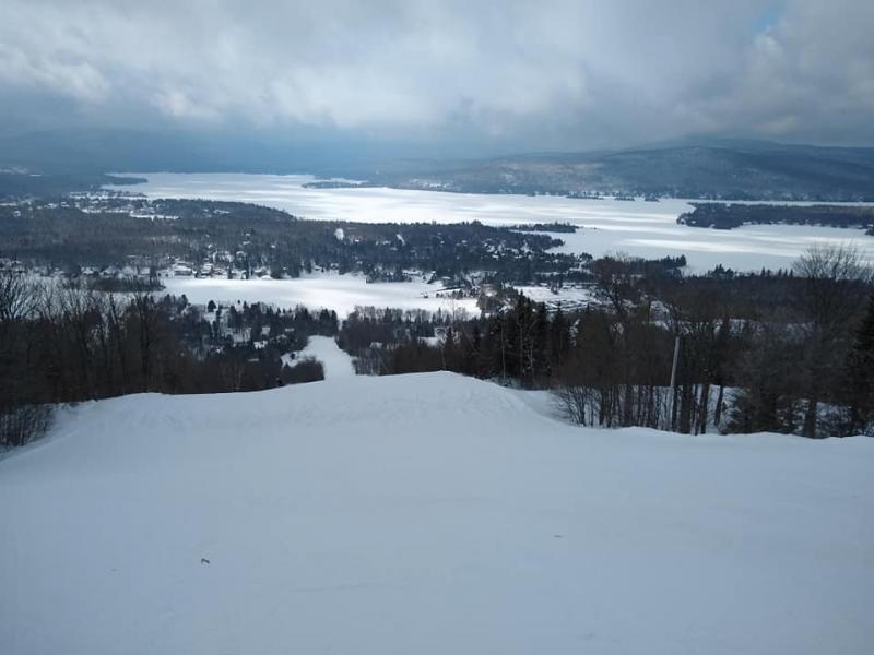 Ski Garceau, Saint Donat - Le blanc vous donne des couleurs