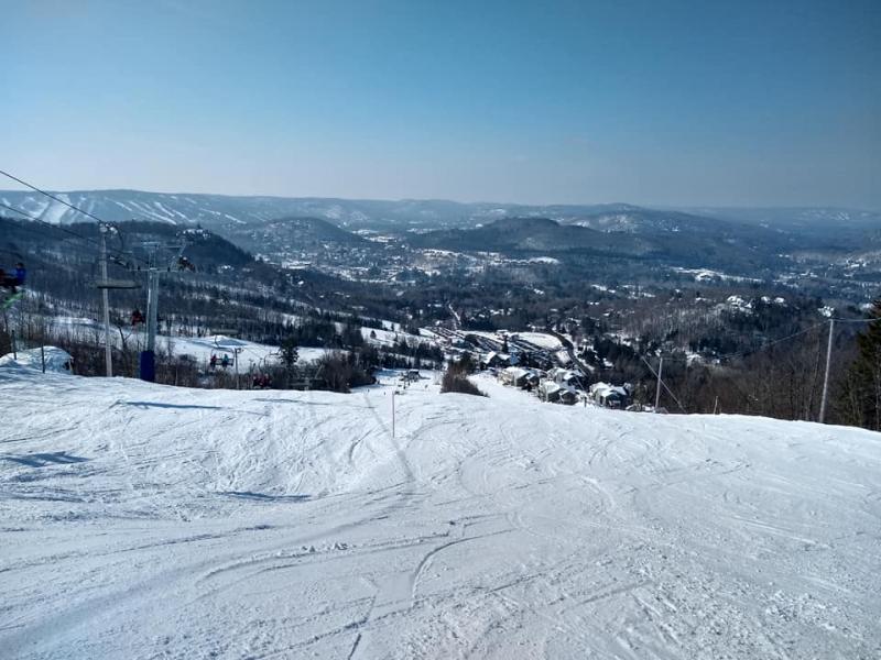 Sommet Olympia - Des conditions printanière