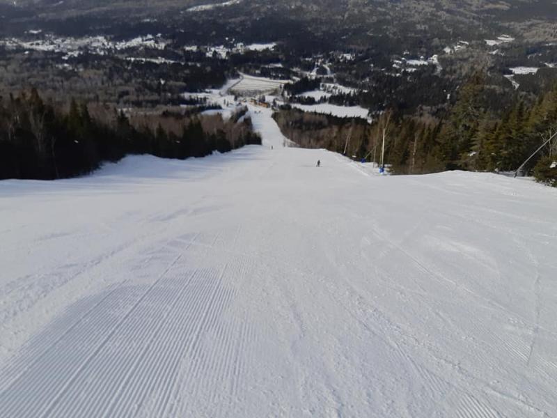 Mont Grand Fonds - Aujourd'hui on ski sur de belles conditions