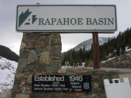 David Maurer, chercheur de poudreuse à ARAPAHOE BASIN, COLORADO, AVRIL 2017