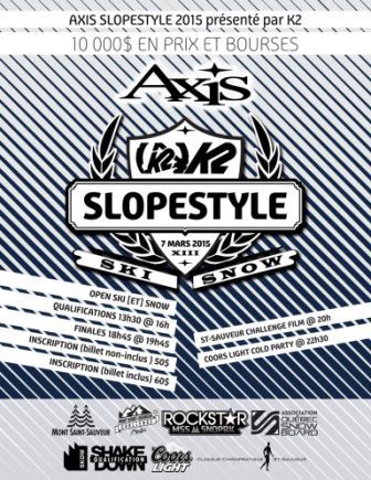 MONT AVILA, COMPÉTITION DE TYPE SLOPESTYLE