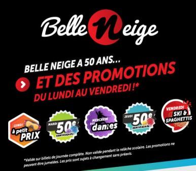 BELLE NEIGE, LE 50E ANNIVERSAIRE EN 2015 conditions de ski RSA