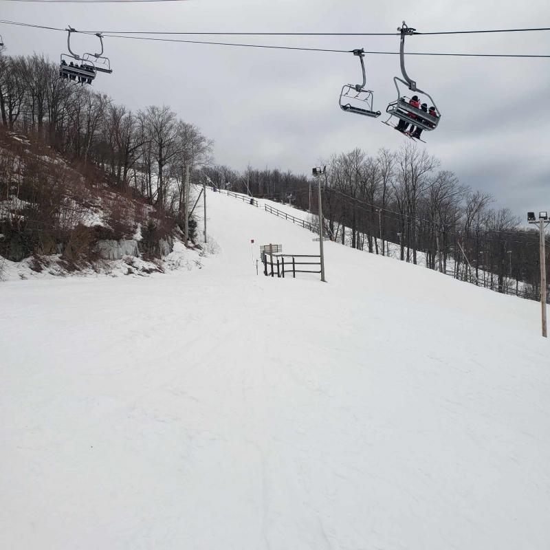 Bromont - Il faut profiter de la météo quand ça passe ces jours-ci.