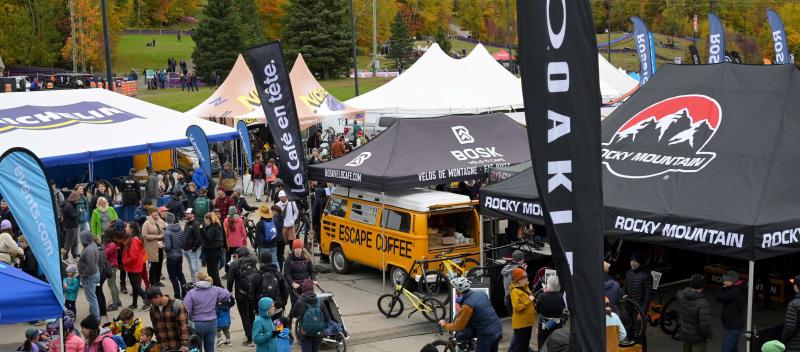 Coupe Du Monde MTB - Le village OXIO des exposants - Mont Ste Anne