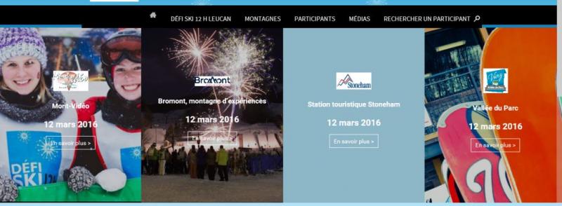 Le Défi ski 12 h Leucan - c’est une date - quatre montagnes et 12 heures de ski