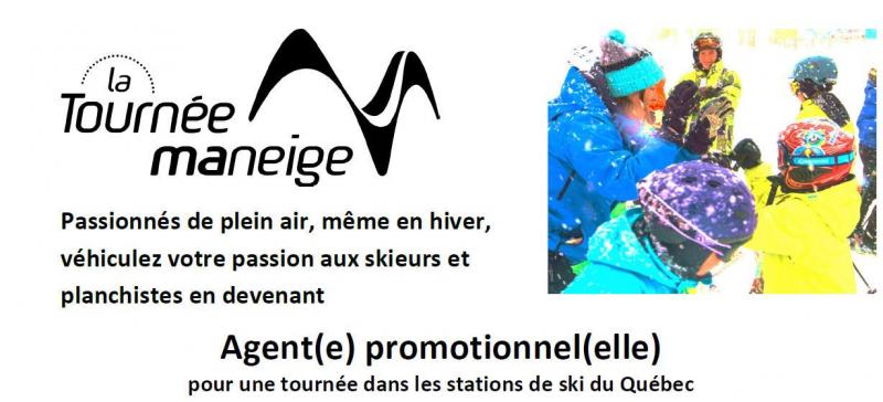 Passionnés recherchés - Agent (e) promotionnel (elle) pour  Maneige