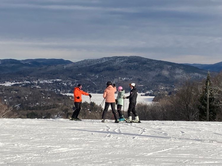 Centre de ski Le Relais - Un bel avant-midi avant la dégradationv