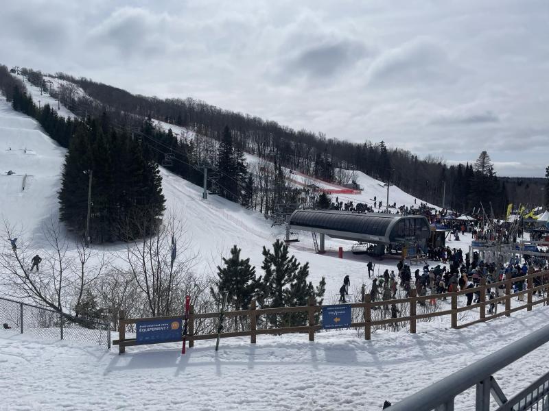 Centre de ski Le Relais - Une vraie journée de ski de printemps.