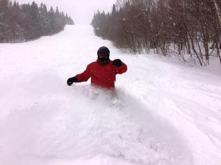 Massif Du Sud - 15 cm de neige, c'est génial. Massif Du Sud - 15 cm de neige, c'est génial.