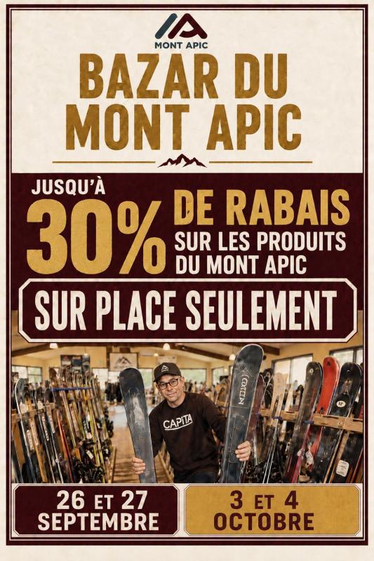Mont Apic - Le 3 octobre prochain, c'est TOP CHRONO 2026 Mont Apic - Le 3 octobre prochain, c'est TOP CHRONO 2026