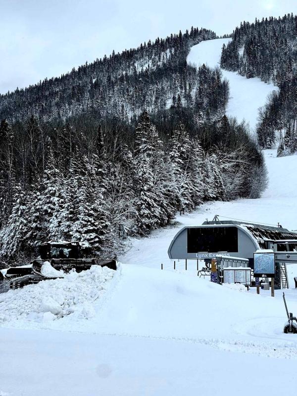 Mont Grand Fonds -  Le bonheur des uns...  20 cm de belle neige