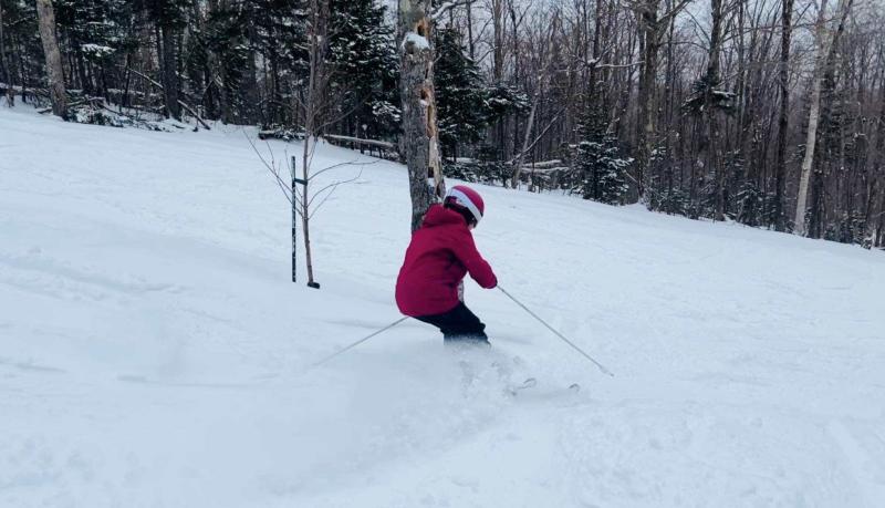 Mont Sutton - On arrive tôt et nous profitons des conditions
