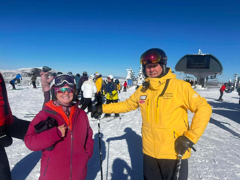 Mont Tremblant - Ce fut un plaisir de skier avec nos amis de Tremblant