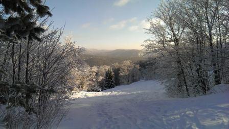 Mont Alta Val-David Laurentides Québec. Condition de ski RSA