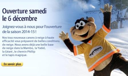 Mont Blanc ouverture 6 decembre 2014 Conditions de ski RSA