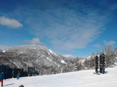Mont Orford - Aujourd'hui au mont les conditions de neige frôlait la perfection