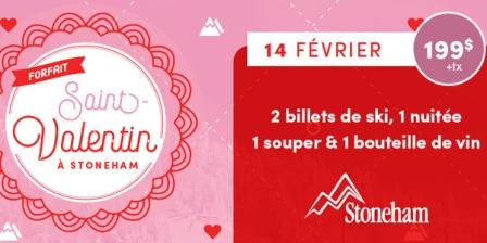 Mt Saint Anne - Stoneham - A la Saint Valentin faites l'amour... et du ski!