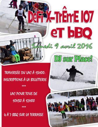 PARC DU MT MATHIEU - DEFI X-TRÊME 107 ET BBQ DE FIN DE SAISON - 9 AVRIL