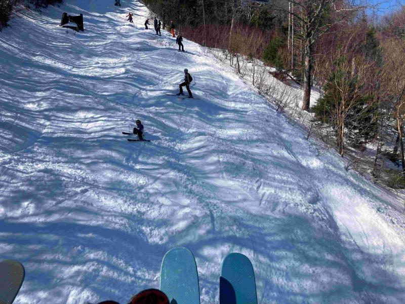 Mont-Sainte-Anne - Journée parfaite pour le ski de printemps