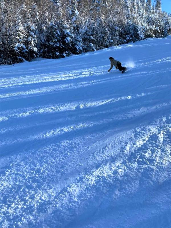 Mont Sainte-Anne - Belle condition et journée ensoleillée, tout est là.