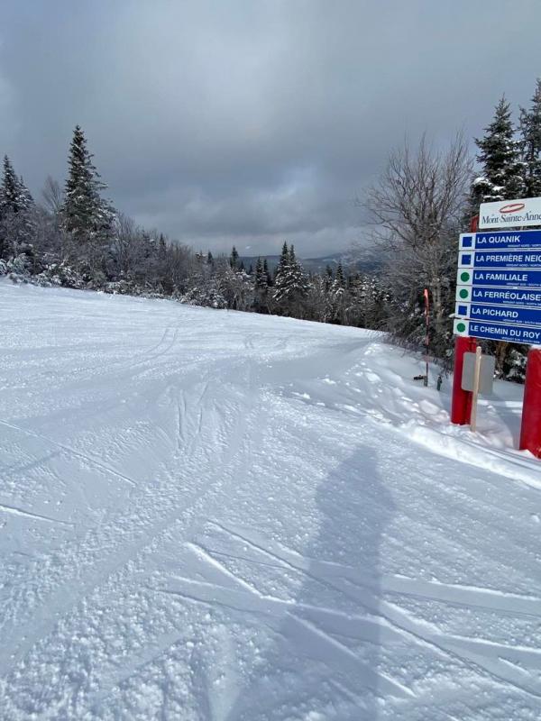 Mont-Sainte-Anne - De belles conditions offraient une excellente glisse