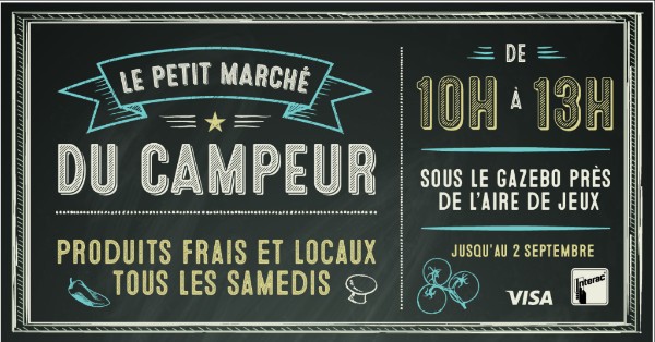 Mt Sainte-Anne - Un Petit Marché du Campeur pour l'été!