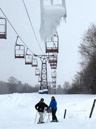 Ow's Head - Une  belle neige accumulée au courant de la semaine