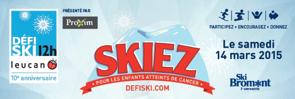 SKI BROMONT, 10e édition du DÉFI SKI 12 H LEUCAN ce samedi SKI BROMONT, 10e édition du DÉFI SKI 12 H LEUCAN ce samedi