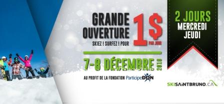 SKI SAINT-BRUNO - OUVERTURE MERCREDI LE 7 DECEMBRE 2016
