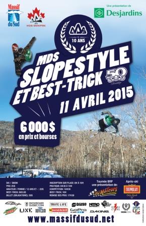 Massif Du Sud, Slopestyle et Best-Trick Five-0