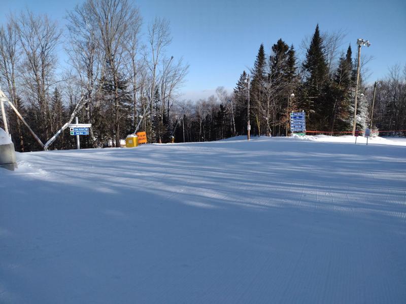 Sommet Saint-Sauveur - Une neige parfaitement damée
