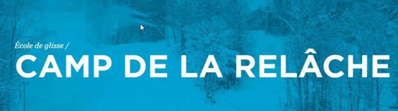 VALLÉE DU PARC - LA RELÂCHE ET BEAUCOUP  D'ACTIVITÉS